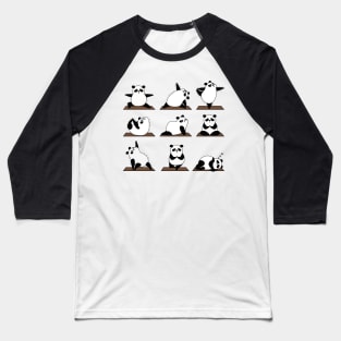 Panda yoga Baseball T-Shirt